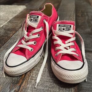 Converse All Star hot pink Sneakers size men's 4 women's 6